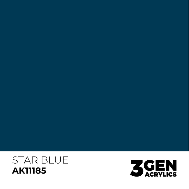 3rd Gen. Acrylics 185 Star Blue