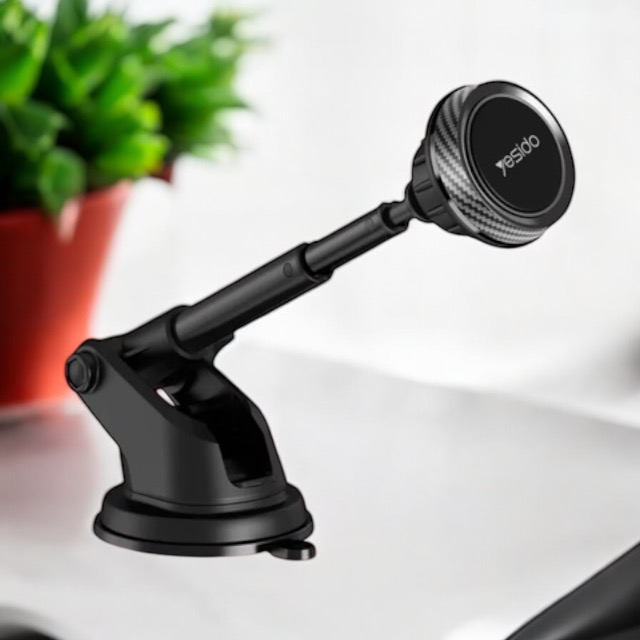 Support Smartphone Magnétique pour Voiture Yesido C67 Noir