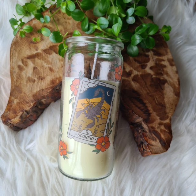 Scorpio Star Sign Tube Candle