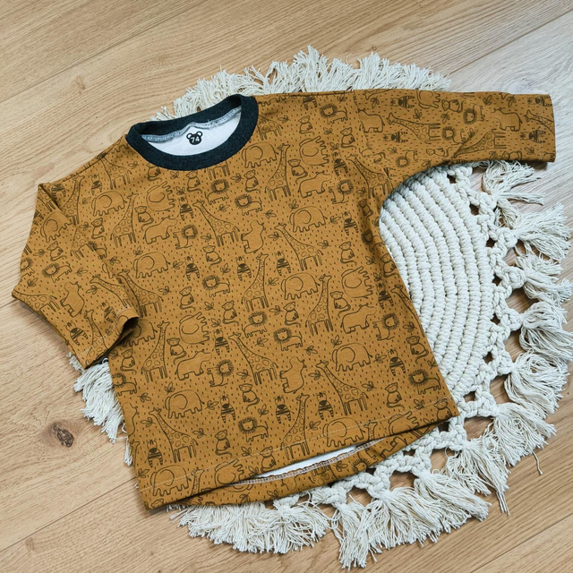 Langarmshirt Gr.74 im Oversize Look