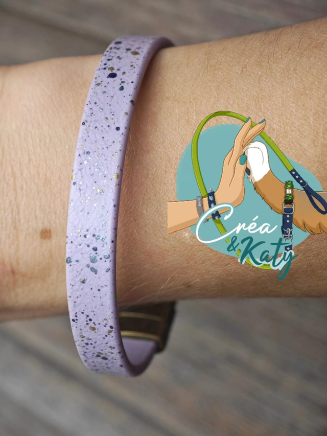 Bracelet avec éclaboussures de peinture 