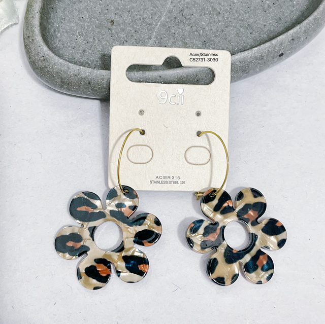 Créole fleur léopard 