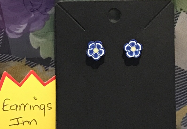 Children Blue Earrings - CBE02