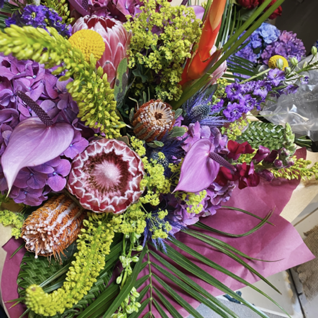 Hand Tied - Tropical Bouquet