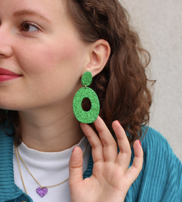 Iris • vert pailleté