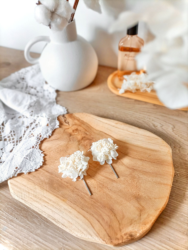 Boucles d'oreilles Porcelaine