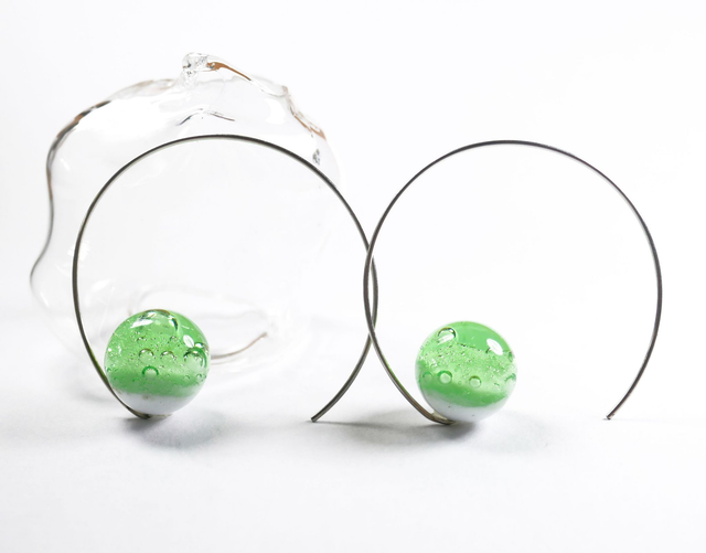 Boucles d'oreilles rondes