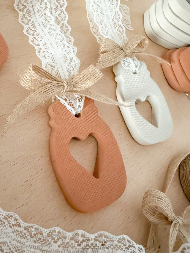 Petit pot à lait bohème chic en argile