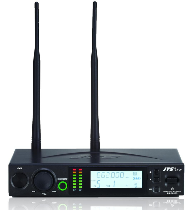 JTS Set micro-serre-nuque sans fil RU-901G3/RU-G3TB+CM-214U