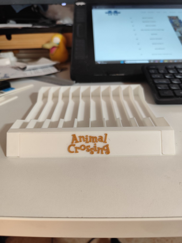 Languette pour support de jeu