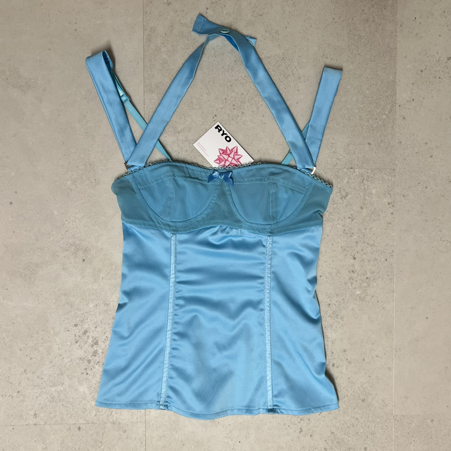 Blue corset #0199