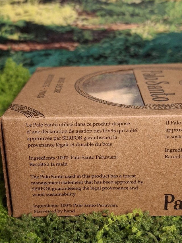 Box spirituelle palo santo/coquille saint jacque