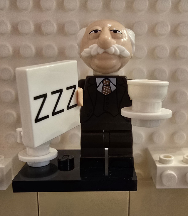 LEGO coltm09 The Muppets Waldorf Minifigur