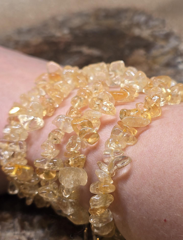 Bracelet baroque Citrine