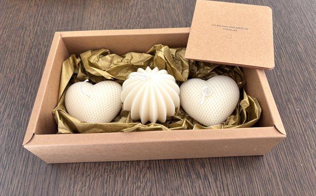Coffret de 3 bougies