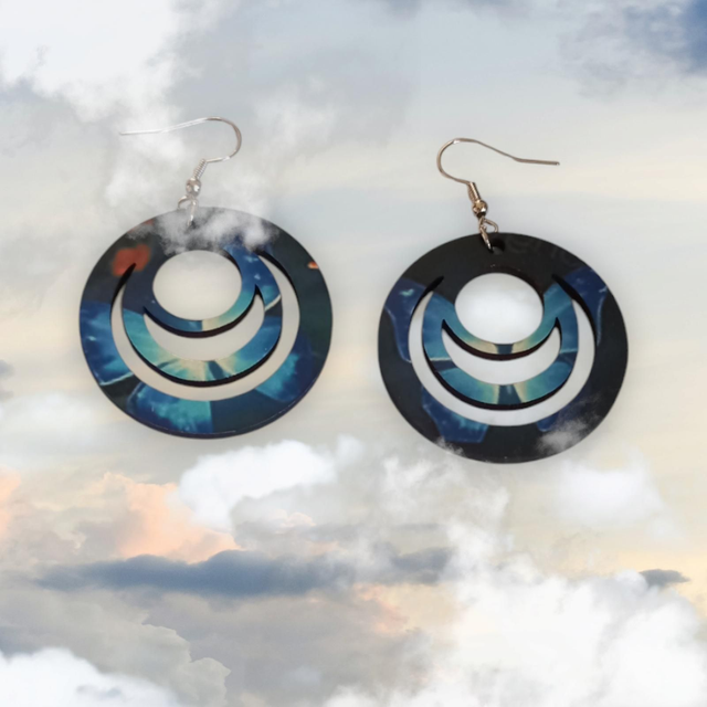 Boucle d'oreille sublimation 