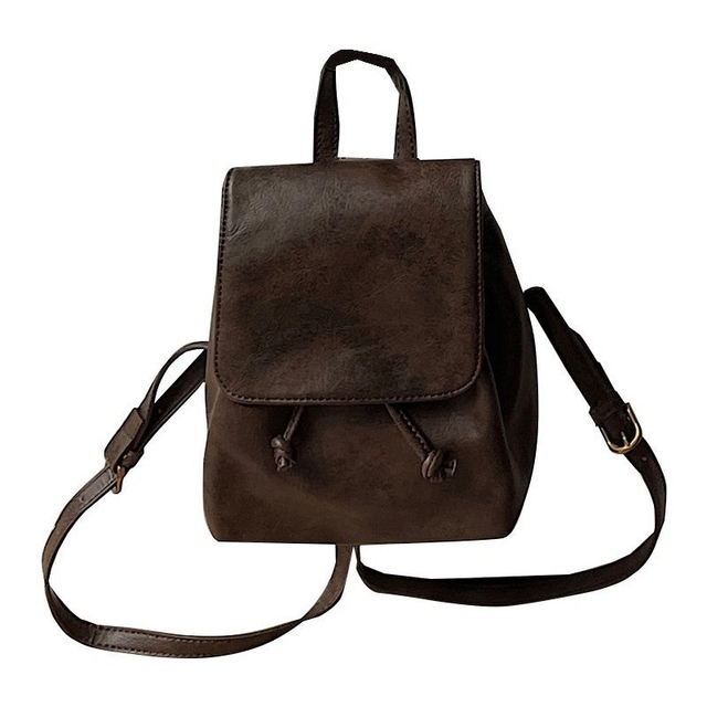 PU Leather Small Backpack