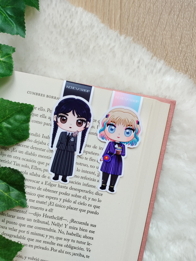 Miércoles - Marcapáginas / Wednesday - Bookmarks