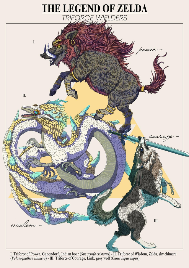 Zelda - Link, Zelda, Ganon