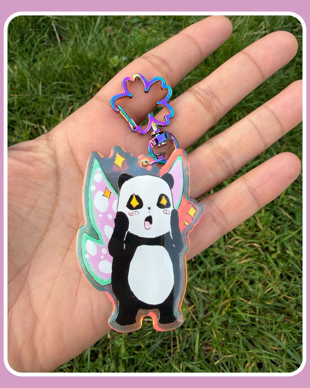 Porte-clés Minky émerveillé