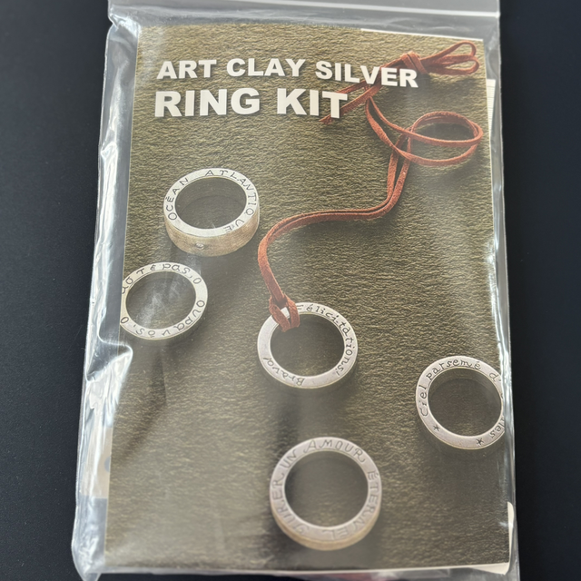 Kit pour fabriquer une bague en argent écologique chez soi ( avec 10 explications pour réaliser 10 bijoux ) 
