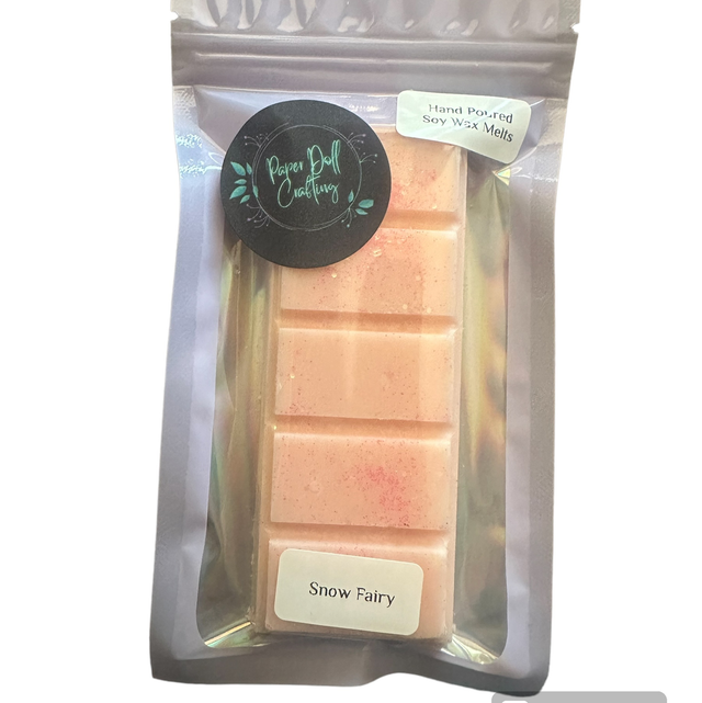Soy Wax Melt Large Snap Bar - Snow Fairy