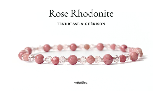 Bracelet | Rose Rhodonite - Royal (A)