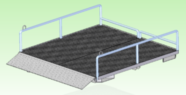 Plošina pro hendikepované rybáře