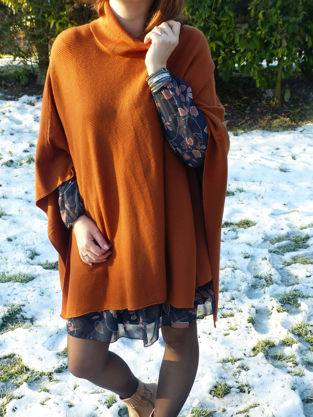 poncho rouille