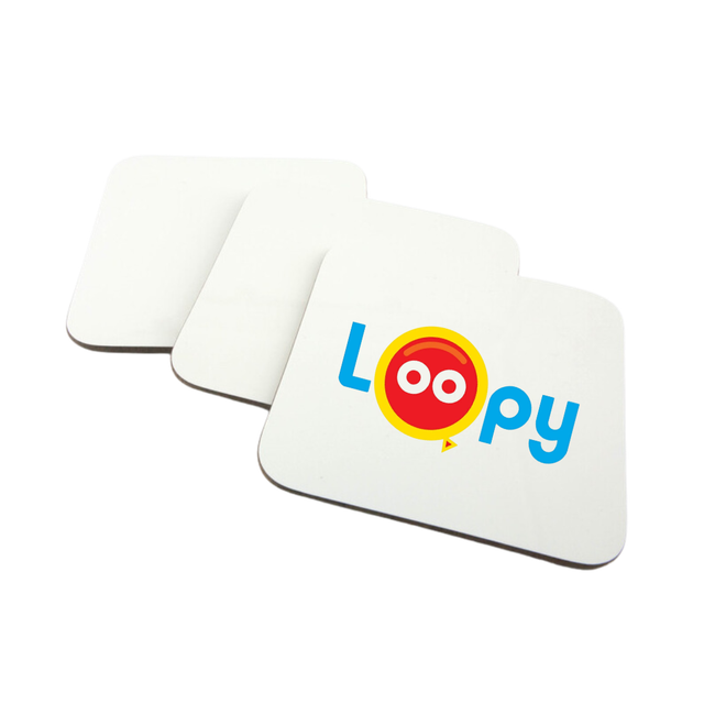 Wooden Coasters Square (3 pk)