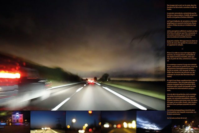 Sur la route, au bout de la nuit (l'or du temps) - Gold of time