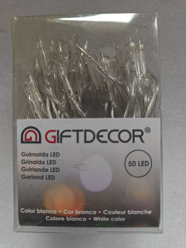 Paristokäyttöinen LED-valosarja 50-LED - Giftdecor