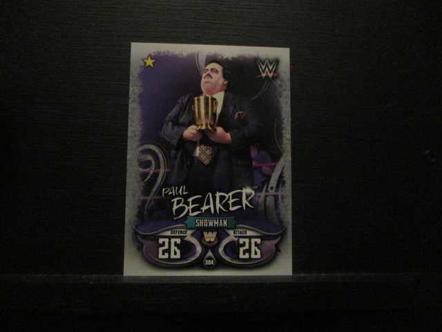 Paul Bearer - W Legends Slam Attax Live Original Trading Card #304