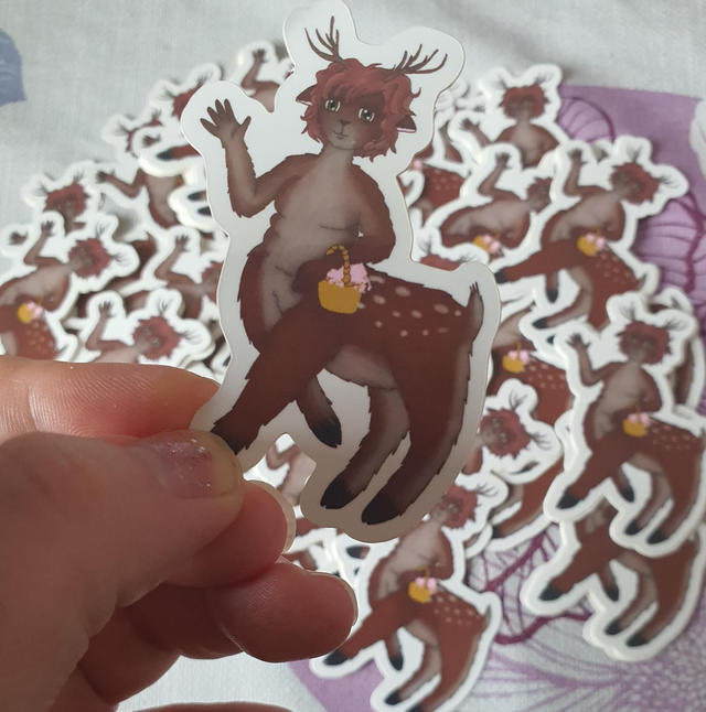 Sticker Deer Centaur 