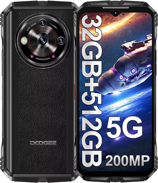 DOOGEE V30PRO Rugged Phone 32GB + 521GB Dimensity 7050 AI Triple camera