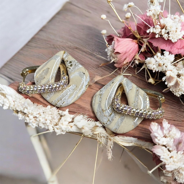 Pampilles Interchangeables Élégance Poudrée