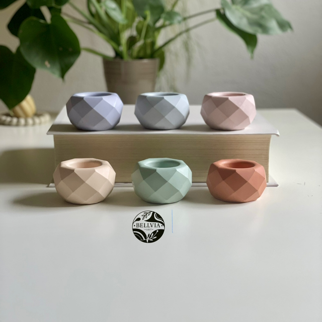 Teelichthalter geometrische Form 