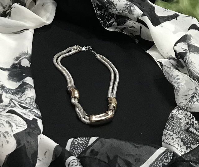 Silver Necklace - NEC34