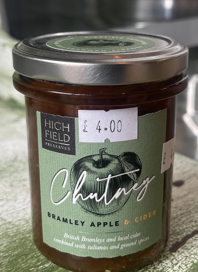 Highfield Preserves Chutney Bramley apples and Cider 280g