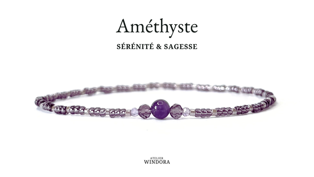 Bracelet | Améthyste - Trio (B)