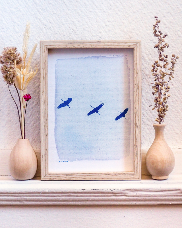 Petit Format - Les grues cendrées