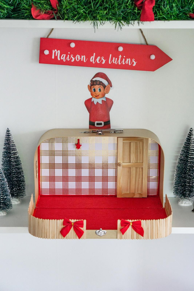 Valise magique - Rayures dorés