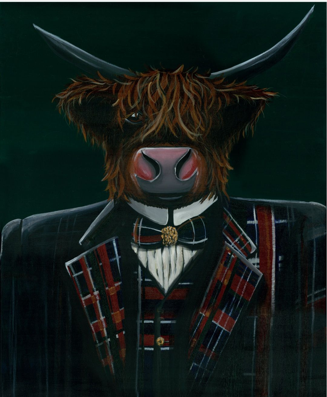 Highland Cow Print 'McGregor' A4/A3/A6