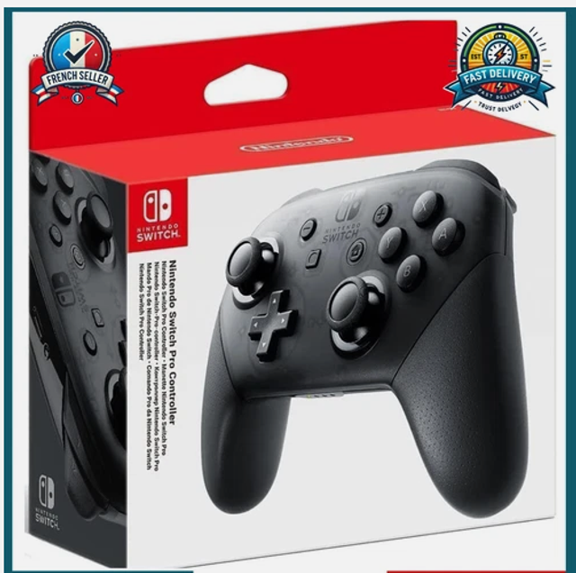 Manette pour Nintendo Switch Pro noir+ Cable - manette sur Nintendo SWITCH