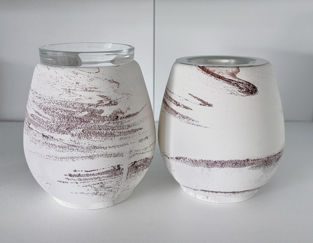 Made-To-Order Brown Marble Handmade Stone Tealight Burner