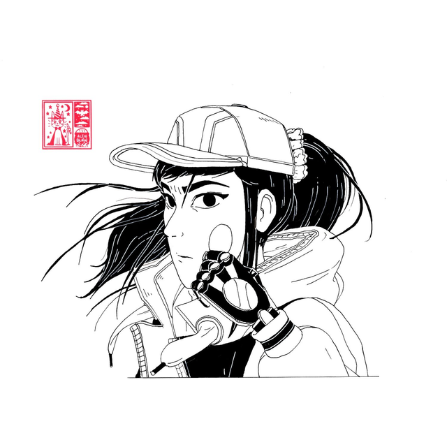 A4 Original Artwork: Kyoko