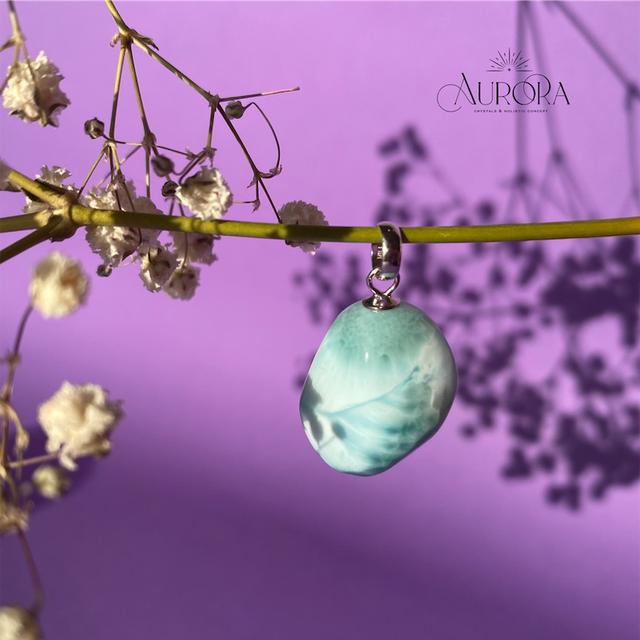 Unikat - Larimar Anhänger 925 Silber