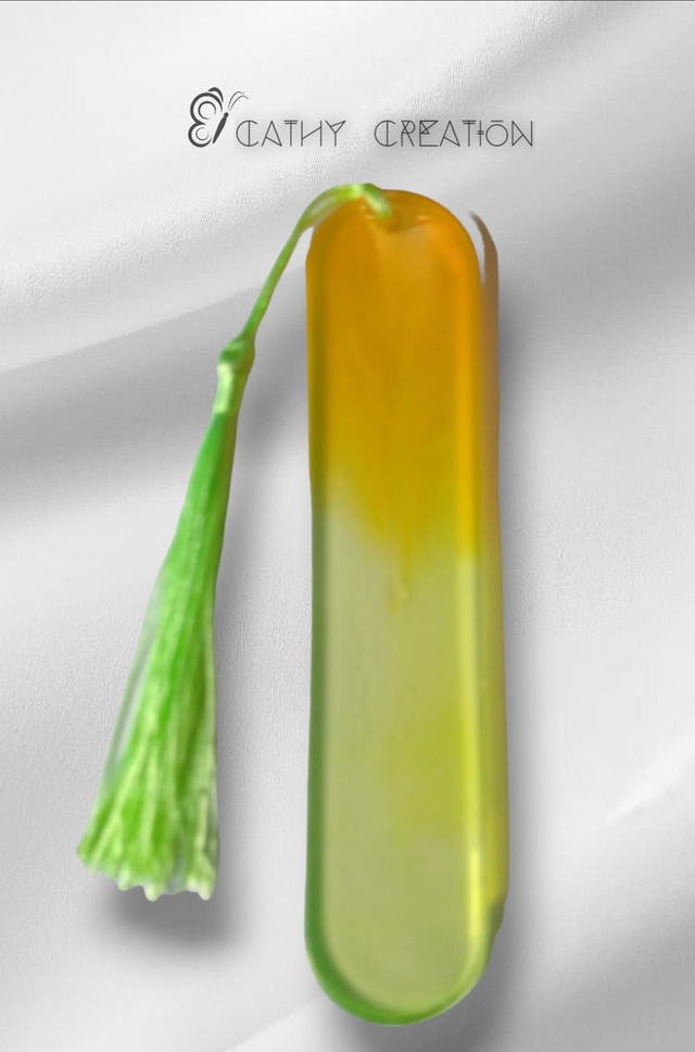 Marque page aux couleurs acidulées 