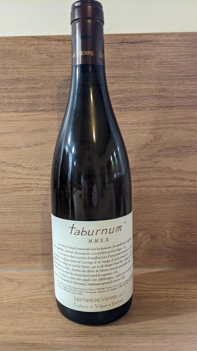 Taburnum 2020 // Les vins de Vienne 