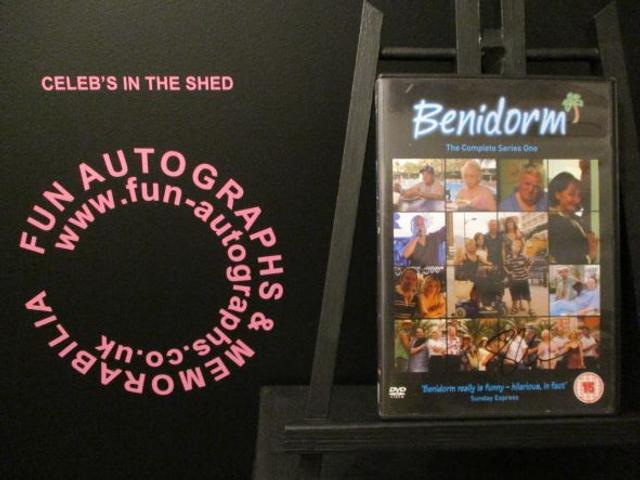 Steve Pemberton - 'Benidorm Series One' Authentic Autographed Dvd Cover